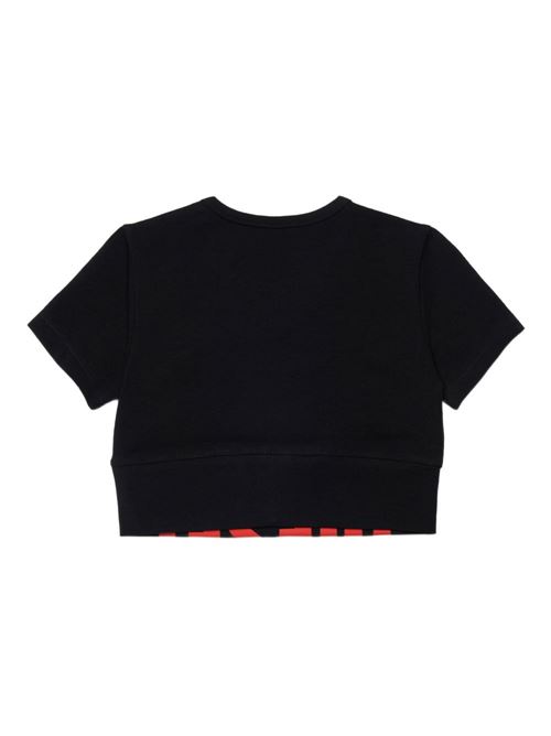 T-shirt bambina Diesel nera a manica corta DIESEL KIDS | J02581KYA0LK900